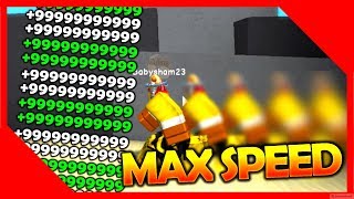 GLITCH How to get MAX SPEED in Weight Lifting Simulator 3 [upl. by Llamaj]