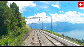 ★ 4K 🇨🇭Geneva  Bern  Lucerne cab ride speeds up to 200kmh 072020 [upl. by Sulecram861]