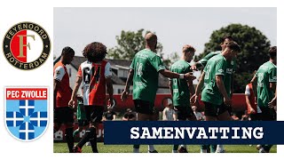 Samenvatting Feyenoord  PEC Zwolle  Oefenwedstrijd [upl. by Iliram]