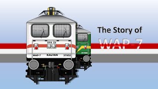 WAP 7 Electric Locomotive [upl. by Owena62]