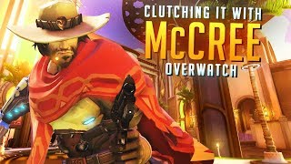 aimbotcalvin  CLUTCHING IT WITH MCCREE [upl. by Mik]