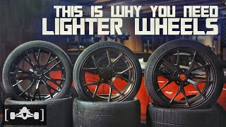 Unsprung Weight and Acceleration  Why You Should Buy Lighter Wheels [upl. by Yblek]