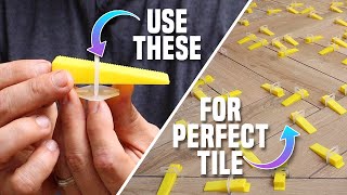 How To Use A Tile Leveling and Spacer System From Amazon  DIY Homeowner [upl. by Vinita]