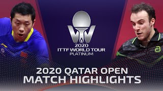 Xu Xin vs Simon Gauzy  2020 ITTF Qatar Open Highlights 14 [upl. by Jacqui]