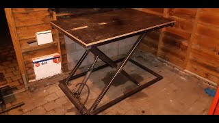 DIY Hydraulic Scissor lift  table Part 1 [upl. by Yssirhc934]