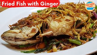 Yummy Crispy Fried Fish with Ginger and Soy Sauce in 15 Mins [upl. by Owen]