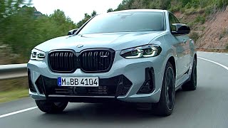 New BMW X4 2022  FIRST LOOK exterior interior amp driving [upl. by Gschu]