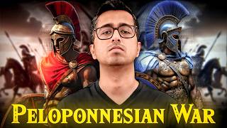 Peloponnesian War in Hindi How Athens vs Sparta Destroyed the Greek Empire [upl. by Naam]