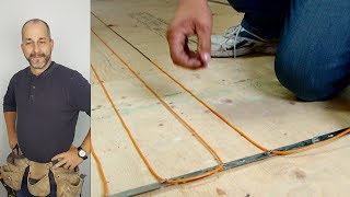 How to Install DIY Radiant Floor Heating System At Home [upl. by Tseng]