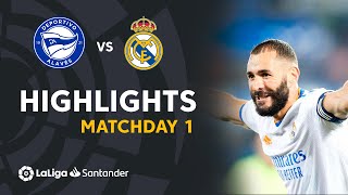 Resumen de Deportivo Alavés vs Real Madrid 14 [upl. by Aikemit49]