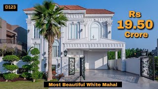 DHA Phase 6’s Most Stunning Spanish White Villa  Full Tour [upl. by Hinze352]