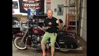 Harley Davidson Fuel Pump Replacement on 2002 Roadking [upl. by Lectra199]