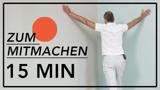 15 Minuten Dehnungsroutine für einen geraden Rücken [upl. by Jemmie]