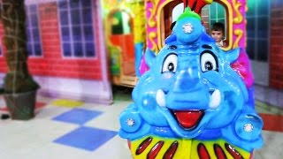 Indoor Playground Family Fun for Kids  Mini Train Toy Ride Arcade Games Part 2 [upl. by Leasi]