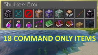 18 Items You Can ONLY Get With COMMANDS In Minecraft 113117 [upl. by Cyd604]