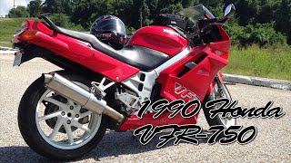 1990 Honda VFR750  First Ride [upl. by Dulci]