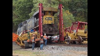 Changing a Traction Motor on an AC6000 [upl. by Brindle]