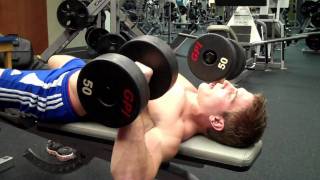 How To Dumbbell Chest Press [upl. by Namwob]