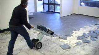 FASTEST WAY TO REMOVE FLOOR TILES [upl. by Bortman]