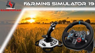 FARMING SIMULATOR 2019 WHEEL  JOYSTICK SETUP HOW TO GUIDE [upl. by Aimil]