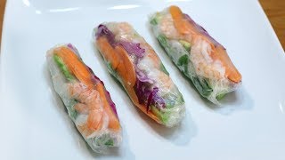 How to Make Spring Rolls  Easy Spring Roll Recipe [upl. by Emya450]