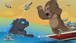 Baby Godzilla vs Kong – Animation [upl. by Mascia168]