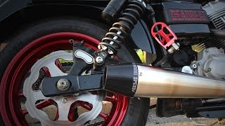 Sawicki 2 into 1 Exhaust System Sound Clip 06 Harley Dyna FXD  Deadbeatcustomscom [upl. by Paradies]