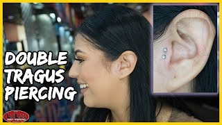 The Double Tragus Ear Piercing [upl. by Haissem]