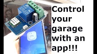 How to Use a WIFI Inching Relay Garage Door Project Icstation [upl. by Ujawernalo]