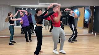 Panagiotis Salsa Partnerwork  SALSADOO SCHOOL ATHENS [upl. by Anelram]