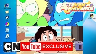 Steven Universe  Webisode Videocalling Peridot  Cartoon Network Africa [upl. by Eceinaj]