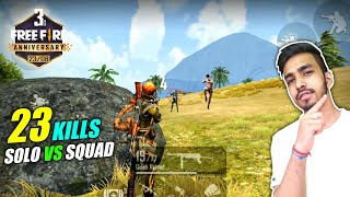 23 KILLS WITH NEW CHARACTERS  FREE FIRE 3rd ANNIVERSARY SPECIAL GAMEPLAY [upl. by Moseley175]