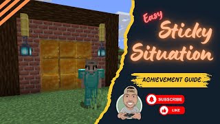 Minecraft Sticky Situation Achievement Guide [upl. by Sivi]