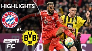 Bayern Munich vs Borussia Dortmund  Bundesliga Highlights  ESPN FC [upl. by Rosena]