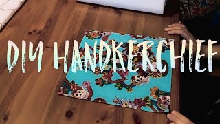 How I Sew HandkerchiefsHankies [upl. by Enerehs]