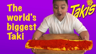 Giant TAKIS  How To Make TAKIS  DIY GIANT TAKIS [upl. by Eidua]