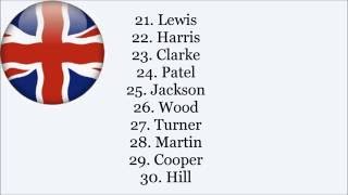 Top 100 British Surnames  Pronunciation© [upl. by Pinsky]