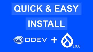 Drupal 10 Quick and Easy Installation with DDEV  Drupal Tutorial [upl. by Stark861]