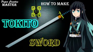 How to make a Demon Slayer Muichiro Tokito Nichirin Sword Kimetsu no Yaiba [upl. by Neely]