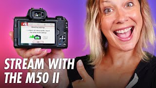 Canon M50 Mark II Live Streaming Settings CLEAN HDMI OUT [upl. by Loram]