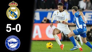 Real Madrid vs Deportivo Alaves 50  Laliga 2024 Highlights [upl. by Dympha381]