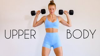 10 MIN FULL UPPER BODY Workout Toning amp Strength [upl. by Inimod]