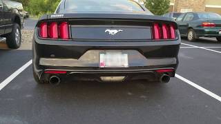 2017 Mustang Ecoboost Flowmaster Outlaw Exhaust [upl. by Laveen]