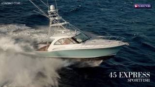 New Hatteras 45 Express Sportfish For Sale by BoatShowAvenue [upl. by Anivol491]