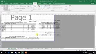 how to print large excel sheet in one page [upl. by Oluap]