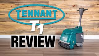 Tennant T1 Floor Scrubber Review [upl. by Aralomo116]