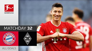 39 Goals HatTrick for Lewandowski  FC Bayern München  Borussia Mgladbach  60  All Goals [upl. by Ainessej]