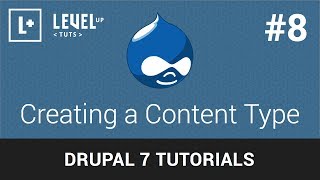 Drupal Tutorials 8  Creating a Content Type [upl. by Yknip]