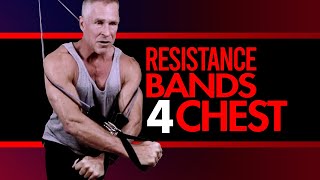 4 BEST Resistance Band Exercises for Chest Do These [upl. by Tereve]