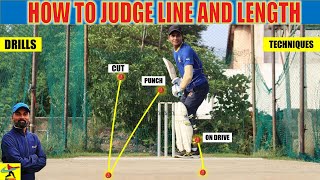 HOW TO JUDGE BALL’S LINE AND LENGTH IN BATTING  TECHNIQUE DRILLS AND TIPS  HINDI CRICKET COACHING [upl. by Eitirahc]